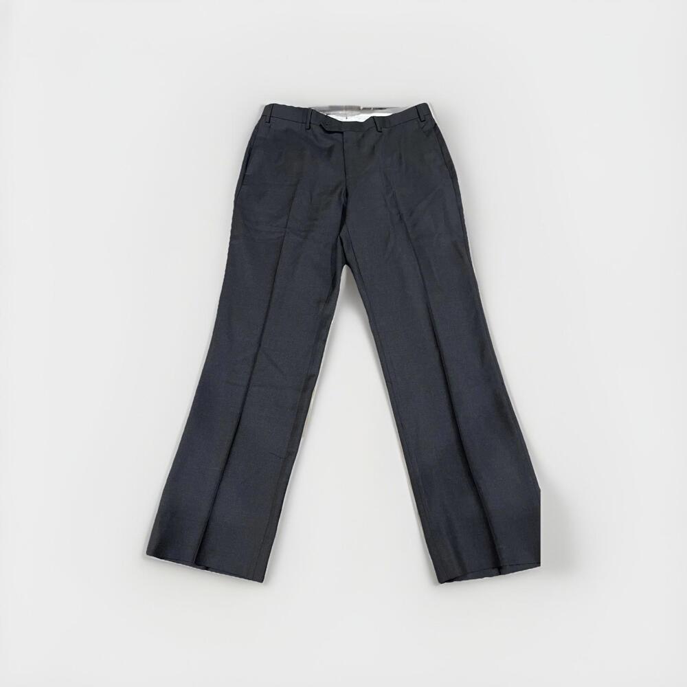 SANTORELLI LORO PIANA FABRIC MENS PANTS CHARCOAL 36x30 MADE IN ITALY VGC! RP$255